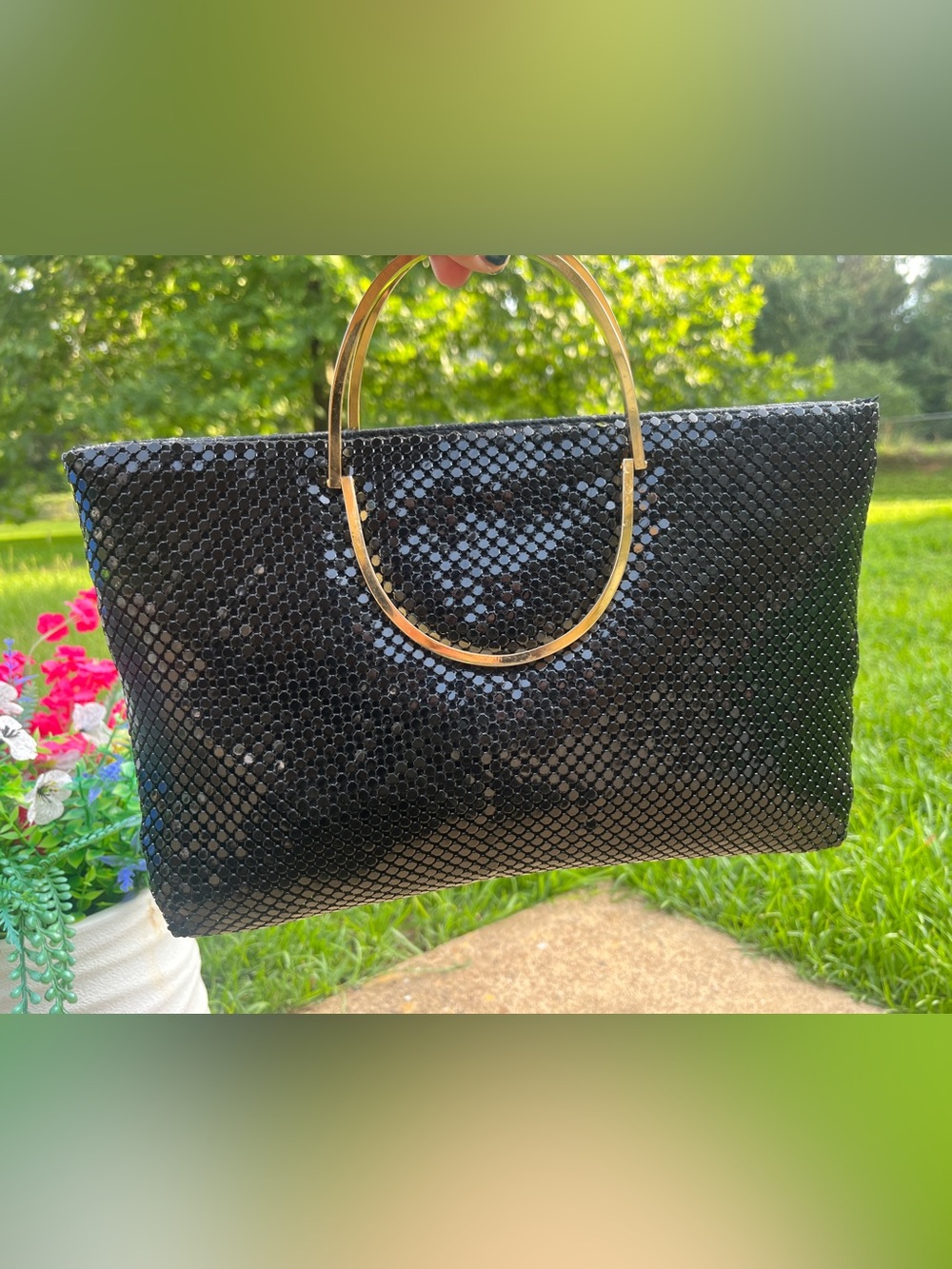 Vintage Warren Reed. Sequin Clutch Purse